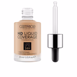 Fond De Teint Couverture Liquide Hd dure jusqu’à 24h #050-rosy ash