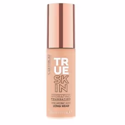 CATRICE True Skin Hydrating 020 Warm Beige 30 ml, Flacon pompe, Liquide, Peau normale, Nourrissant, Warm Beige, Naturel
