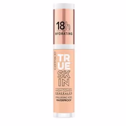 CATRICE True Skin High Cover, Warm Vanilla, Peau sèche, Peau normale, Liquide, Bouteille, 4,5 ml, Femmes