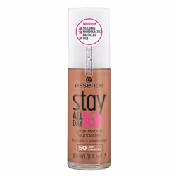 Essence stay ALL DAY 16h, Flacon pompe, Liquide, Tous types de peau, Matifiant, Lissage, Peau noire, Soft Caramel