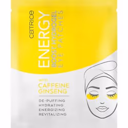 CATRICE Energy Boost Hydrogel Eye Patches, Masque, Femmes, Hydratant, Rafraîchissant, Acide hyaluronique, 1 pièce(s)