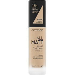 CATRICE All Matt Shine Control 30ml Flacon pompe 020 N Neutral Nude Beige