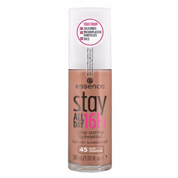 Essence stay ALL DAY 16h, Flacon pompe, Liquide, Tous types de peau, Matifiant, Lissage, Peau noire, Soft Hazelnut