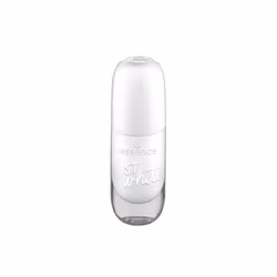Essence Gel Nail, 8 ml, Blanc, JUST white, Coloration, Métallique, Bouteille