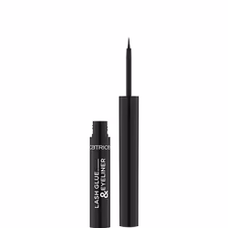 CATRICE Lash Glue &amp; Eyeliner, Liquide, Noir, Black, 1,7 ml, Femmes, Alcool, Huile, Parabène