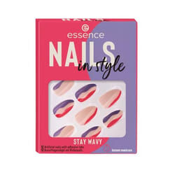Essence Nails in style Ongles des mains Multicolore Motif 12 pièce(s) Blister