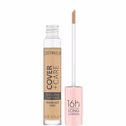 CATRICE Cover + Care Sensitive Concealer, Beige, 030N, Peau sensible, Tous types de peau, Liquide, Bouteille, 5 ml