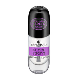 Essence super strong 2in1 base & top coat vernis à ongles top coat 8 ml Transparent