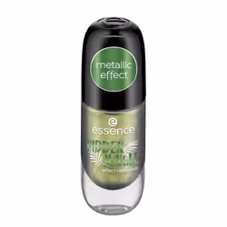 Essence HIDDEN JUNGLE effect nail lacquer, 8 ml, Vert, Coloration, Opaque, Gloss, Bouteille
