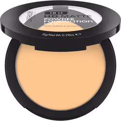 CATRICE 18H HD Matte Powder Foundation, Boîtier compact, Poudre, Tous types de peau, Lissage, Beige, 030W