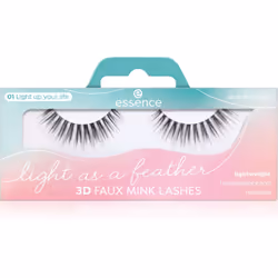 Faites de votre rêve de cils longs et fournis une réalité. Les faux-cils Essence Light as a feather 3D faux mink vous assuren ...