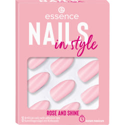 Essence nails in style Ongles des mains Rose Monochromatique 12 pièce(s)