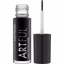 CATRICE Artful Nail Polish Liner, Noir, Better In Black, Coloration, Opaque, Gloss, Bouteille