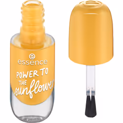 Essence gel nail colour, 8 ml, Jaune, POWER TO THE sunflower, Coloration, Gloss, Bouteille