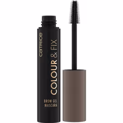 CATRICE Colour & Fix, Mascara pour sourcils, Marron, Dark Brown, 5 ml, Unisexe, Bouteille