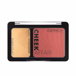 Cheek Affair palette blush &amp; highlighter #020-fin de friendlyzone