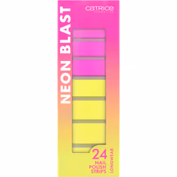 CATRICE Neon Blast Nail Polish Strips Sticker pour ongles 24 pièce(s) Rose, Jaune - Vue supplémentaire 2