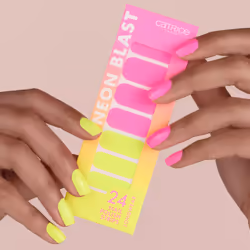 CATRICE Neon Blast Nail Polish Strips Sticker pour ongles 24 pièce(s) Rose, Jaune - Vue supplémentaire 3