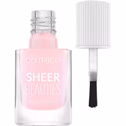 CATRICE Sheer Beauties Nail Polish, 10,5 ml, Rose, Fluffy Cotton Candy, Coloration, Blanchiment, Translucide, Brillant