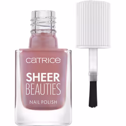 CATRICE Sheer Beauties Nail Polish, 10,5 ml, Nu, To Be ContiNUDEd, Coloration, Blanchiment, Translucide, Brillant