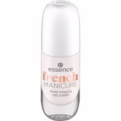 Essence french MANICURE sheer beauty vernis à ongles 8 ml Blanc Gloss