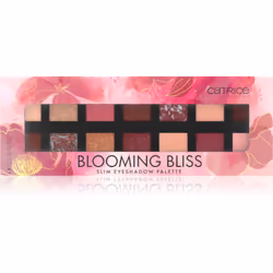 CATRICE Blooming Bliss Slim Eyeshadow Palette, Crème, Métallique, Lissage, Rose, Colors of Bloom, 14 couleurs, Mat, Métalliqu ...
