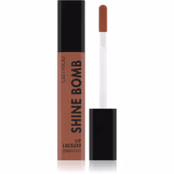 CATRICE Shine Bomb Lip Lacquer, Marron, Hottie, Coloration, Femmes, Liquide, Crème