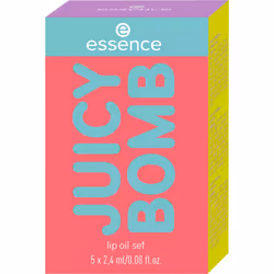Essence Juicy Bomb Set, Beaume pour les lèvres, Multicolore, Femmes, Tous types de peau, Huile de jojoba, Hydratant, Nourriss ...