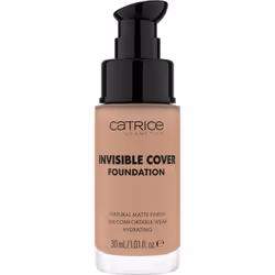 CATRICE Invisible Cover Foundation, Flacon pompe, Crème, Tous types de peau, Hydratant, Froid, Beige