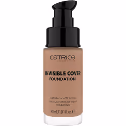 CATRICE Invisible Cover Foundation, Flacon pompe, Crème, Tous types de peau, Hydratant, Froid, Beige
