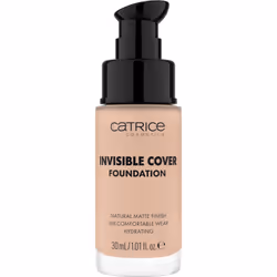 CATRICE Invisible Cover Foundation, Flacon pompe, Crème, Tous types de peau, Hydratant, Froid, Beige
