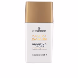 Essence DROP OF sunshine BRONZING DROPS, 25 ml, Toutes couleurs de peau, Bronze, Crème, Visage, Gluten, Huile, Parabène