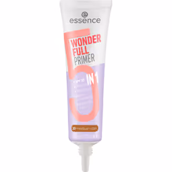 Essence Wonder Full Primer 5 in 1, Tous types de peau, 30 ml, Liquide, Tube, Amorçage, Protection, Lissage, Naturel