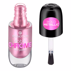 Vernis à ongles Satin Chrome #02-Rose artificiel