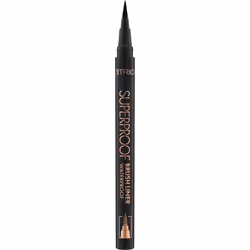 CATRICE Superproof Brush Liner Waterproof, Liquide, Stylo, Noir, Midnight Black, 0,14 ml, Femmes