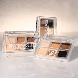 CATRICE Tiny Treasures Eyeshadow Palette ombre à paupière 010 Everyday Essentials Mat, Métallique, Brillant - Vue supplémentaire 8