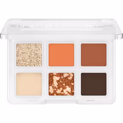 CATRICE Tiny Treasures Eyeshadow Palette, Crème, Lissage, Marron, Heat It Up, 6 couleurs, Mat, Métallique, Brillant