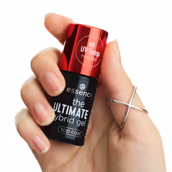 Essence ULTIMATE Hybrid Gel vernis à ongles top coat 8 ml Transparent - Vue supplémentaire 4
