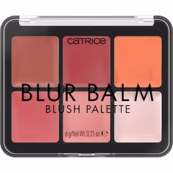 CATRICE Blur Balm Blush Palette, Poudre, Rose, Blush Blindness, 6 couleurs, Brillant, Femmes