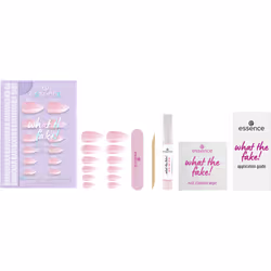 Essence what the fake! PRESS ON NAIL Ongles des mains Rose Monochromatique 24 pièce(s) Boîte - Vue supplémentaire 2