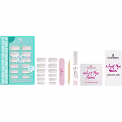 Essence what the fake! PRESS ON NAIL Ongles des mains Blanc Monochromatique 24 pièce(s) Boîte - Vue supplémentaire 2