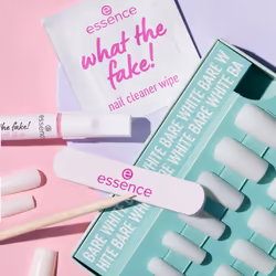 Essence what the fake! PRESS ON NAIL Ongles des mains Blanc Monochromatique 24 pièce(s) Boîte - Vue supplémentaire 7