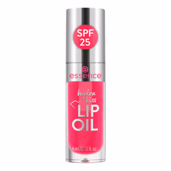 Essence hydra kiss LIP Oil PINK SQUEEZE PL., Rose, Pink Squeeze, Please!, Coloration, Lissage, Huile, Gloss, Bouteille