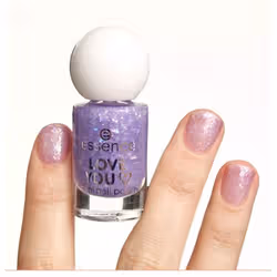 Essence LOVE YOU vernis à ongles 5 ml Violet Colle pailletée - Vue supplémentaire 7