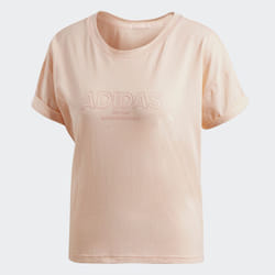 Adidas Essentials All Caps Loose Tee-shirt Encolure torsadée Manche courte Coton