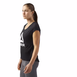 Reebok Workout Ready Supremium 2.0 Tee-shirt Encolure à corde Manche courte Polyester, Viscose - Vue supplémentaire 4
