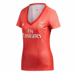 Maillot Football Adidas Real Madrid 3rd 18-19 - Rouge - Mixte - Manches courtes - Respirant