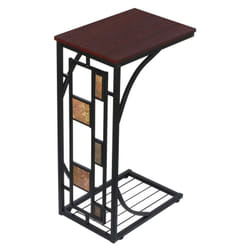 Yaheetech - Table d'appoint Bout de Canapé Vintage Table Basse à Café Table de Chevet pour Salon Chmabre 30,5 x 21 x 53 cm