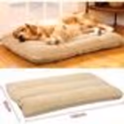 Yaheetech Lit Tapis Coussin Lavable pour Chien Chiot Animaux 100 x 65 x 15 cm