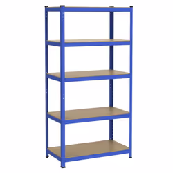 Haute qualité: l'étagère de rangement est constitué d’aciers de qualité supérieure et de panneaux MDF de 6,8 mm. Dimension to ...